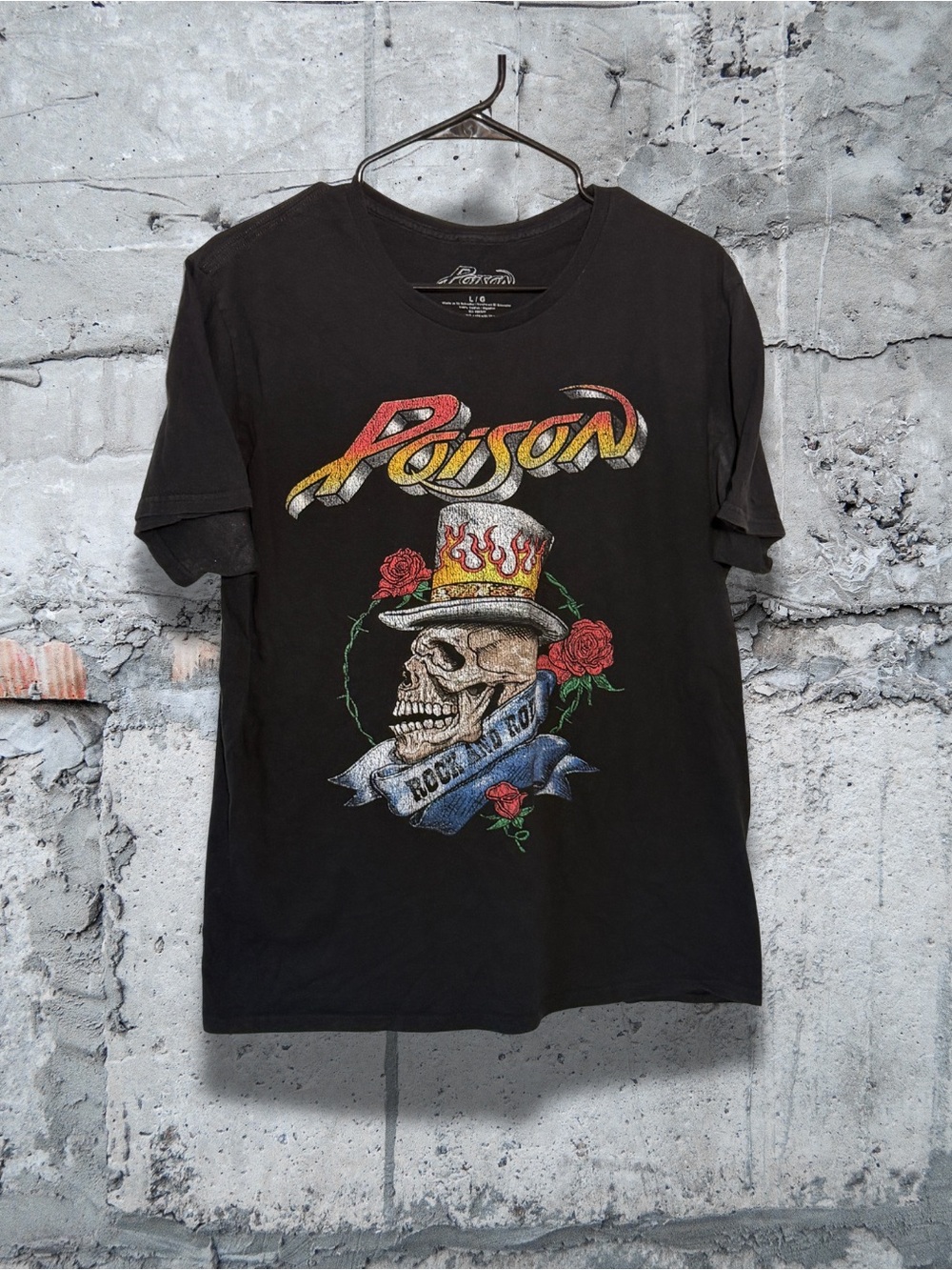 Poison Rock Graphic Tee - Black